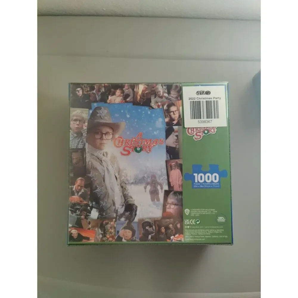 New A Christmas Story Jigsaw Puzzle 1000 Pieces Aquarius 20” x 28” Easy Framing